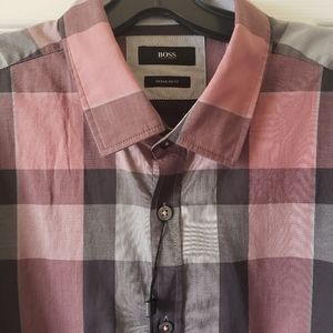 BOSS Hugo Boss -  Long Sleeve button front shirt